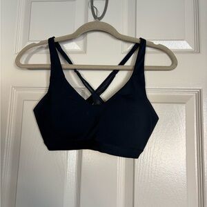Lululemon Athletica Cross-Back Sports Bra | Navy Blue | Sz 8